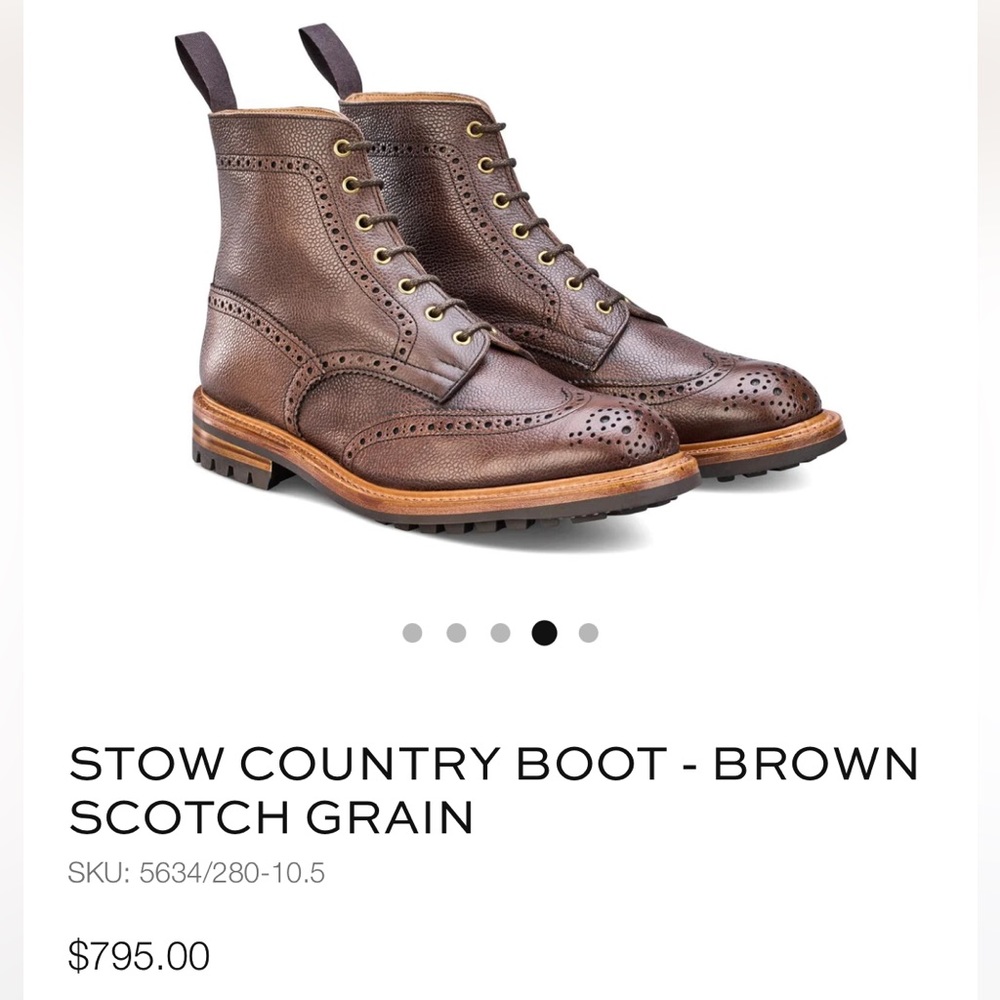 Tricker's Brown Stow Country Brogue Boots